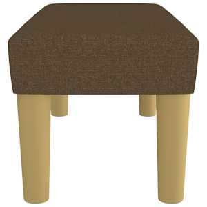 Lavice tmavě hnědá 70 x 30 x 30 cm textil - obrázek 4