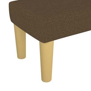 Lavice tmavě hnědá 70 x 30 x 30 cm textil - obrázek 5