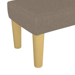 Lavice taupe 70 x 30 x 30 cm textil - obrázek 5