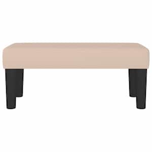 vidaXL cappuccino műbőr pad 70 x 30 x 30 cm