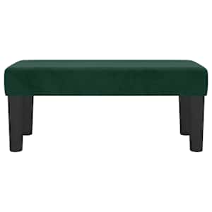 vidaXL | Bank | Donkergroen 70 x 30 x 30 cm Fluweel