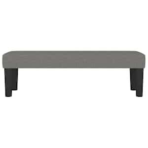 Lavice tmavě šedá 100x30x30 cm textil - obrázek 3