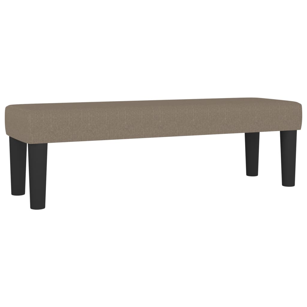 vidaXL Lavice taupe 100x30x30 cm textil