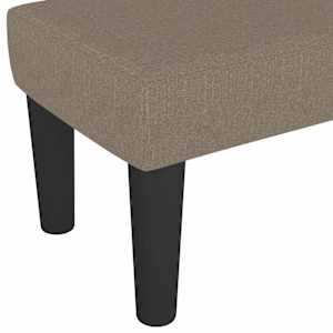 Lavice taupe 100x30x30 cm textil - obrázek 5