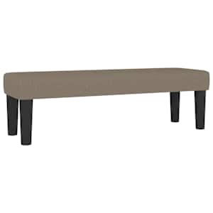 Lavice taupe 100x30x30 cm textil - obrázek 2