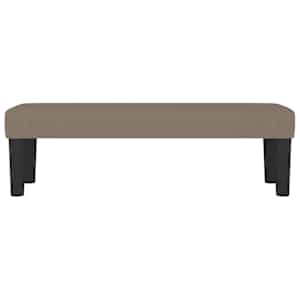 Lavice taupe 100x30x30 cm textil - obrázek 3