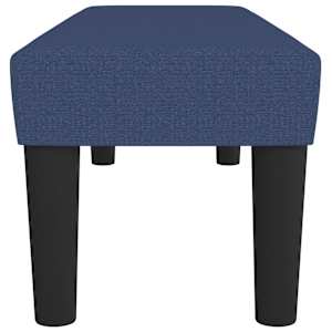 Lavice modrá 100x30x30 cm textil - obrázek 4