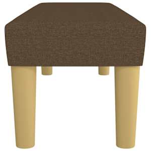 Lavice tmavě hnědá 100x30x30 cm textil - obrázek 4