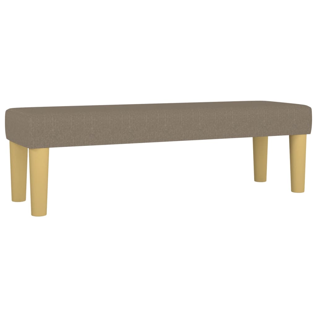 vidaXL Lavice taupe 100x30x30 cm textil