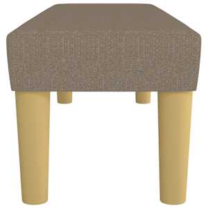 Lavice taupe 100x30x30 cm textil - obrázek 4