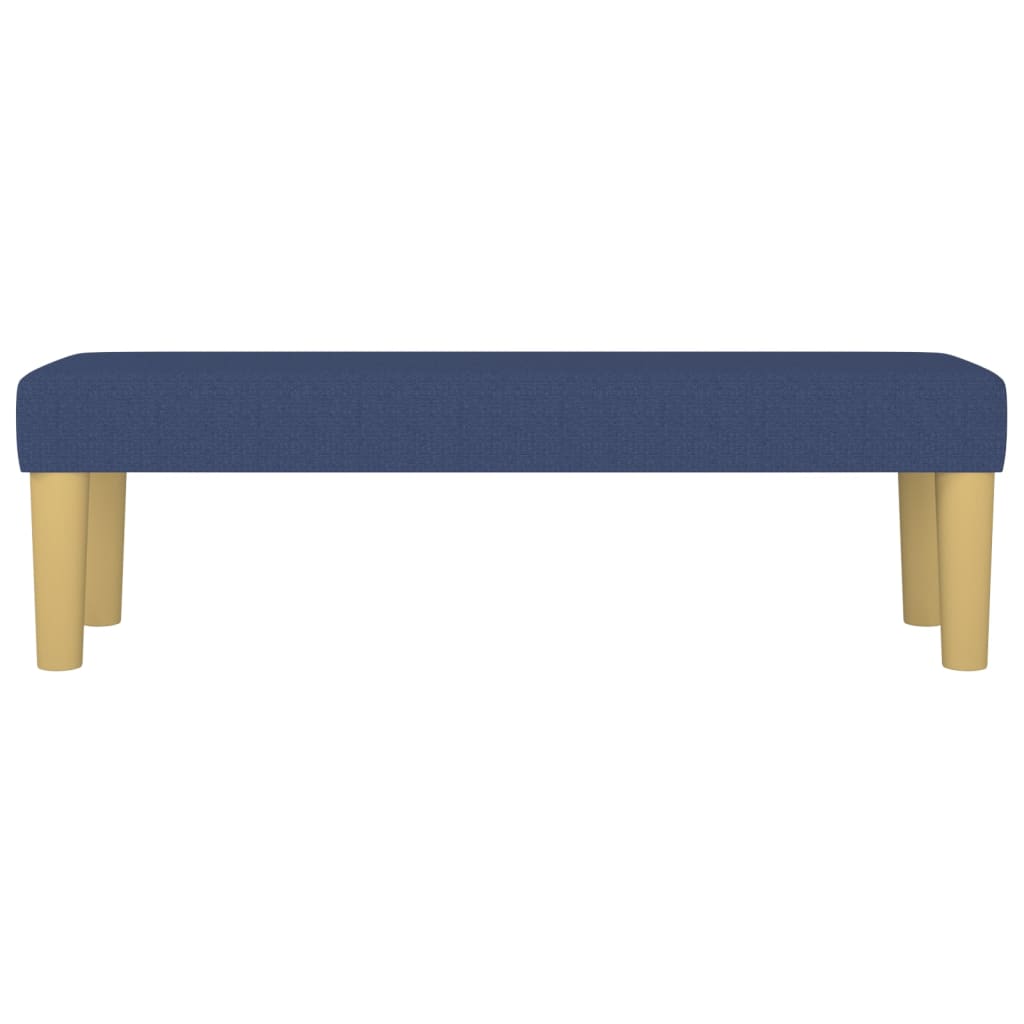 Sitzbank Blau 100x30x30 cm Stoff | Stepinfit.de