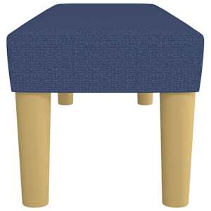 Lavice modrá 100x30x30 cm textil - obrázek 4