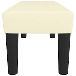 Lavice krémová 100x30x30 cm umělá kůže - obrázek 4
