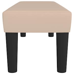 Lavice cappuccino 100x30x30 cm umělá kůže - obrázek 4