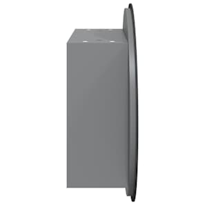 Koupelnová skříňka s kulatým zrcadlem a LED šedá 47x47x17,5 cm - obrázek 7