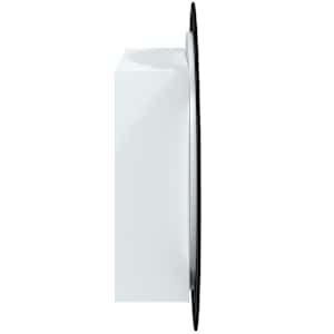 Koupelnová skříňka s kulatým zrcadlem a LED bílá 54x54x17,5 cm - obrázek 7
