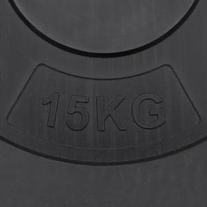 Kotouče na činky 2 ks 30 kg cement - obrázek 5