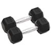 vidaXL hantlid 2 tk, 6 kg, t&auml;ismetallist