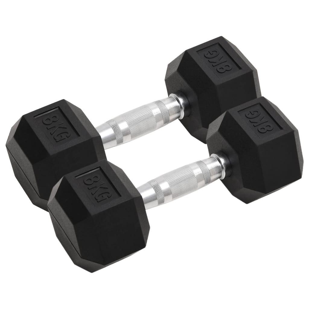 vidaXL Manualer 2 stk 8 kg totalt støpejern