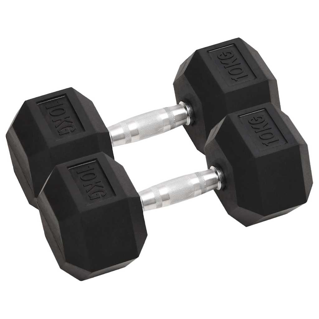 vidaXL Manualer 2 stk 10 kg totalt støpejern