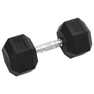 Jednoruční činky 2 ks 20 kg celá litina - obrázek 2