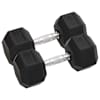 vidaXL hantlid 2 tk, 12,5 kg, t&auml;ismetallist