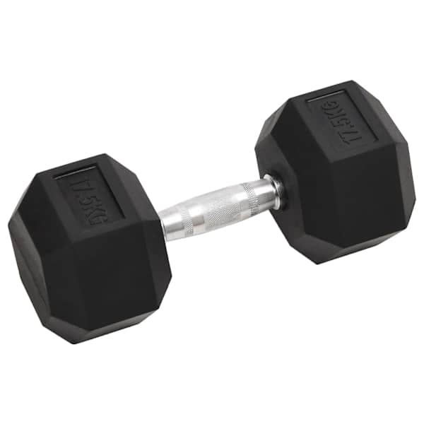 vidaXL hantel, 17,5 kg, malm