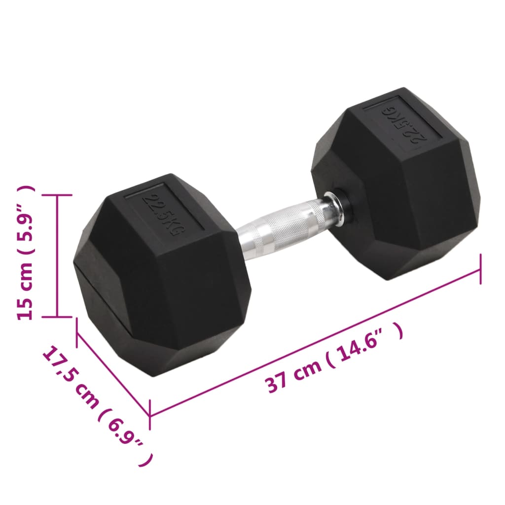 Öntöttvas egykezes súlyzó 22,5 kg 