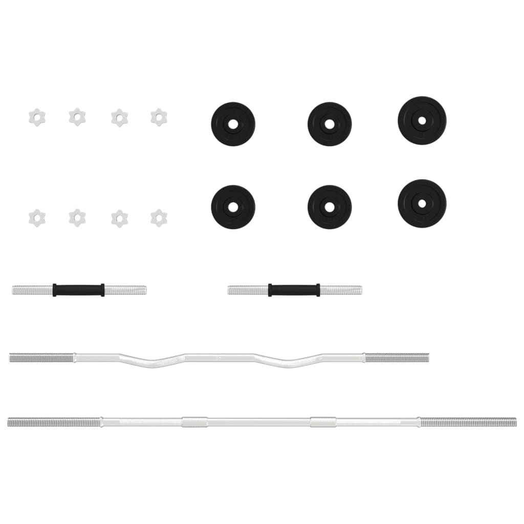 Set Bilanciere E Manubri 30 Kg In Ghisa VidaXL 12 width=274