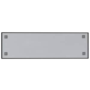 Nástěnná magnetická tabule černá 100 x 30 cm tvrzené sklo - obrázek 4