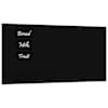 vidaXL seinakinnitusega magnettahvel, must, 40 x 20 cm, klaas