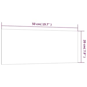 Nástěnná magnetická tabule černá 50 x 20 cm tvrzené sklo - obrázek 6