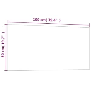 Nástěnná magnetická tabule černá 100 x 50 cm tvrzené sklo - obrázek 6