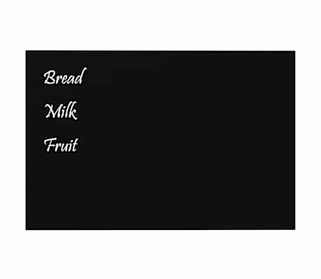 vidaXL Wall-mounted Magnetic Board Black 60x40 cm&nbsp;Tempered Glass