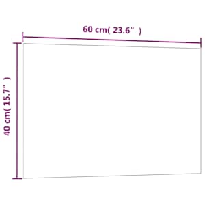 Nástěnná magnetická tabule černá 60 x 40 cm tvrzené sklo - obrázek 6