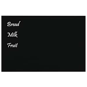 vidaXL Wall-mounted Magnetic Board Black 60x40 cm&nbsp;Tempered Glass
