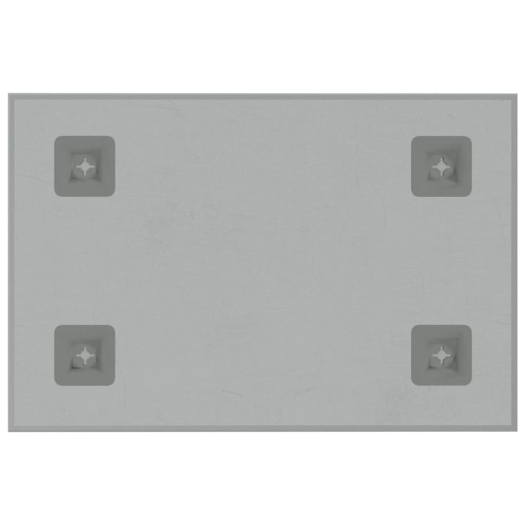 Fehér falra szerelhető edzett üveg mágnestábla 40 x 30 cm 