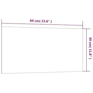 Nástěnná magnetická tabule bílá 60 x 30 cm tvrzené sklo - obrázek 5