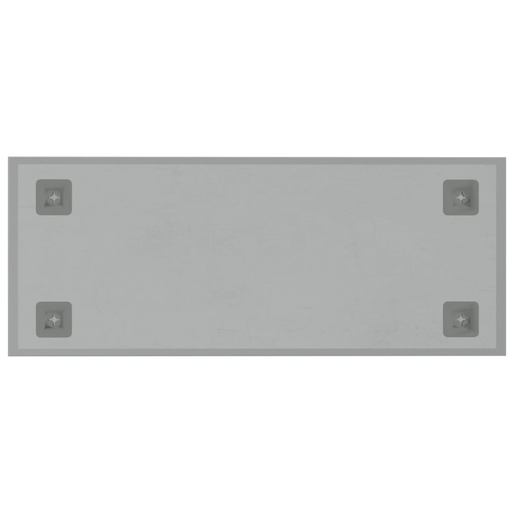 Fehér falra szerelhető edzett üveg mágnestábla 50 x 20 cm 