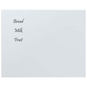 vidaXL Wall-mounted Magnetic Board White 50x40 cm Tempered Glass