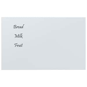 vidaXL Wall-mounted Magnetic Board White 80x50 cm Tempered Glass