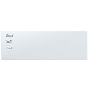 vidaXL Sein&auml;kiinnitteinen magneettitaulu valkoinen 60x20 cm lasi