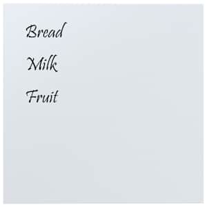 vidaXL Ścienna tablica magnetyczna, biała, 60x60 cm,&nbsp;szkło hartowane