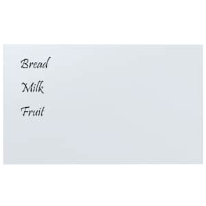 vidaXL Wall-mounted Magnetic Board White 100x60 cm&nbsp;Tempered Glass