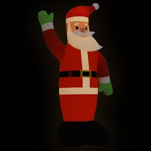 Nafukovací Santa Claus s LED diodami 370 cm - obrázek 2