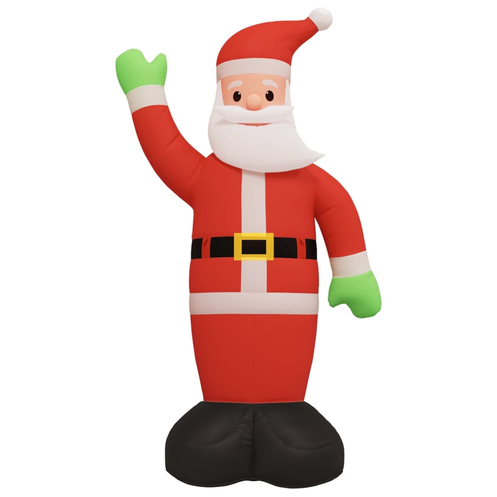 vidaXL Christmas Inflatable Santa Claus with LEDs 370 cm