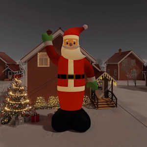 Napihljiv Božiček z LED lučkami 820 cm