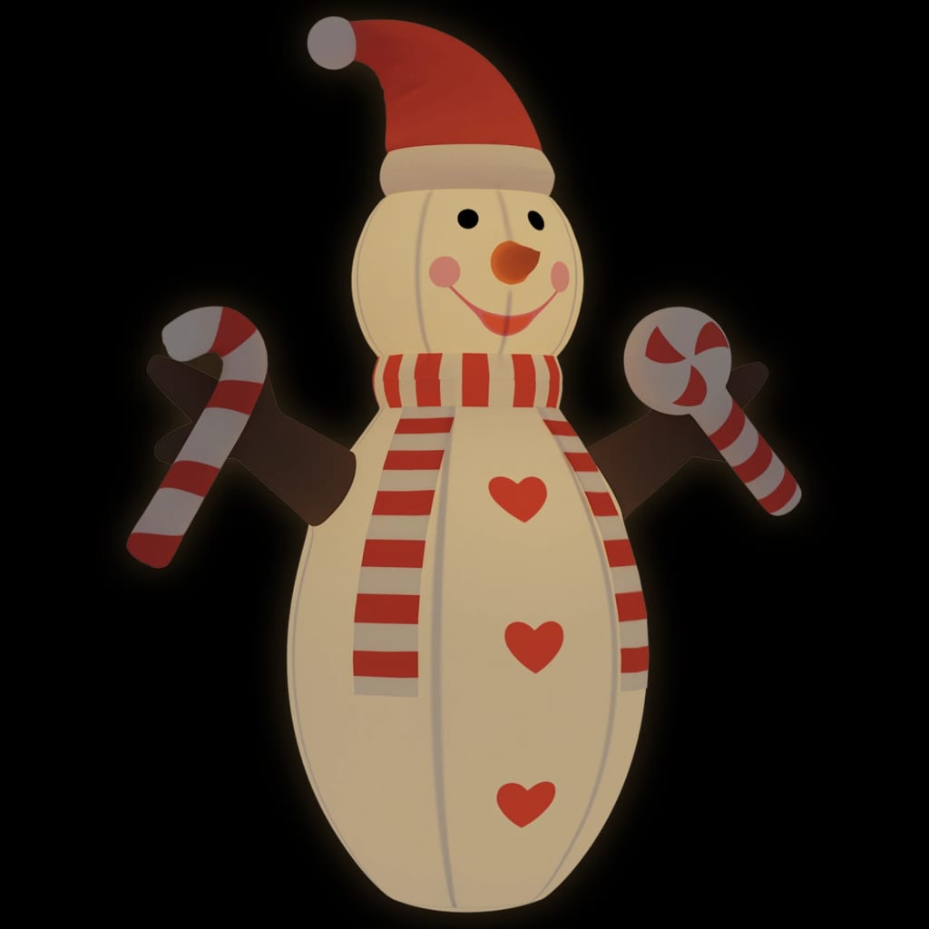 Image of vidaXL Christmas Inflatable Snowman with LEDs 630 cm