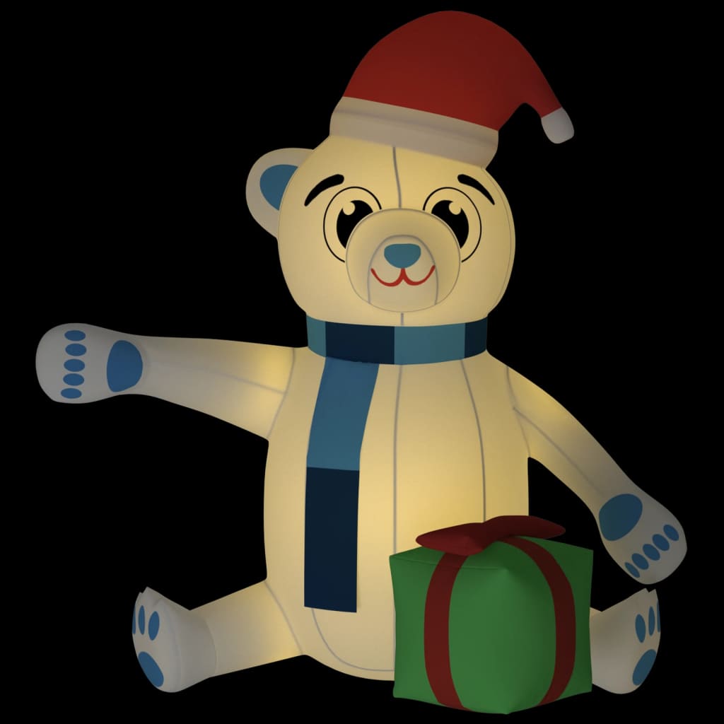 Image of vidaXL Christmas Inflatable Teddy Bear LED 240 cm