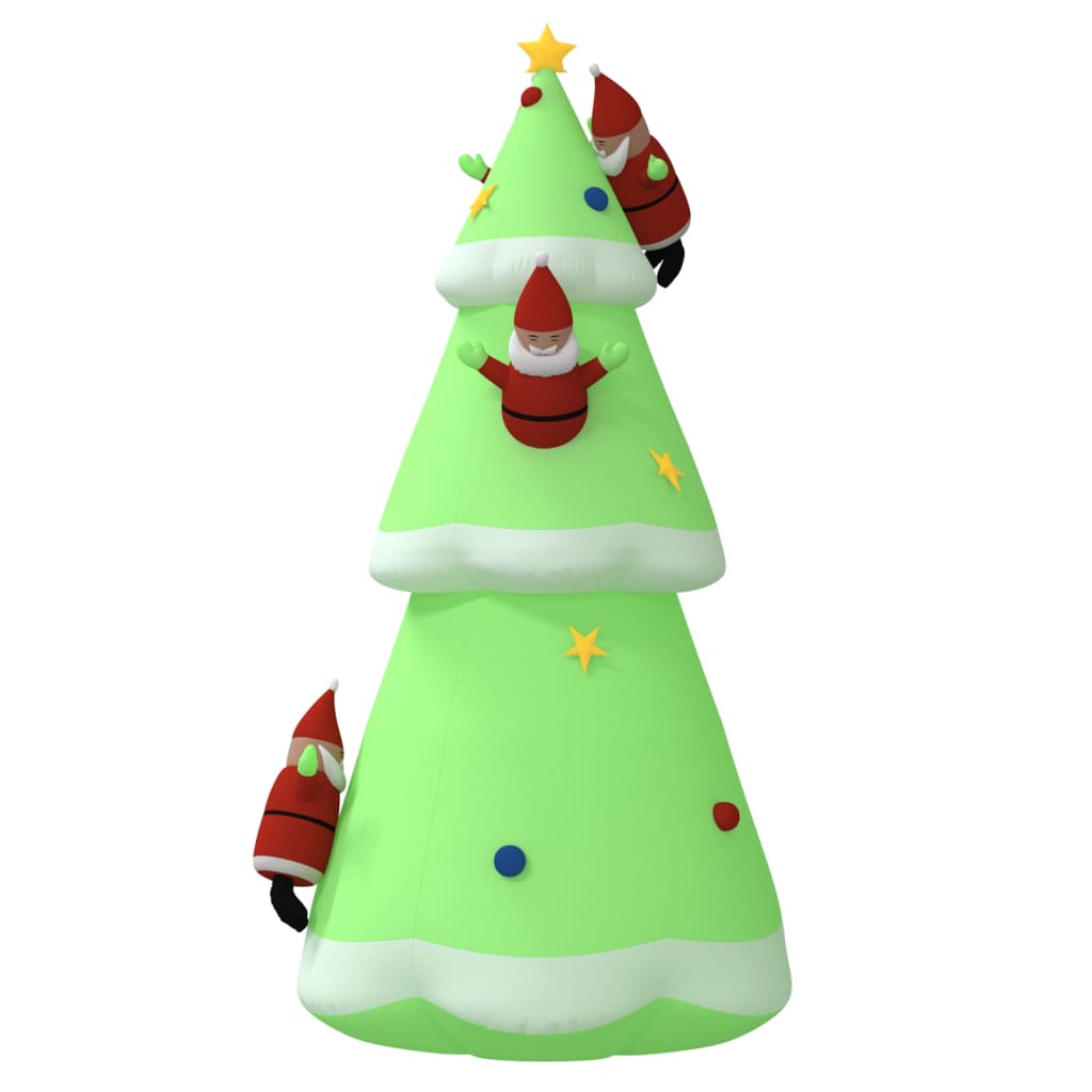vidaXL Kerstboom opblaasbaar met LED's 500 cm afbeelding